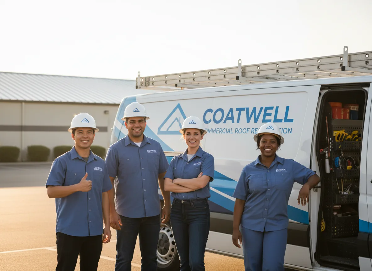 Commercial roof coating company in Colrain, MA
